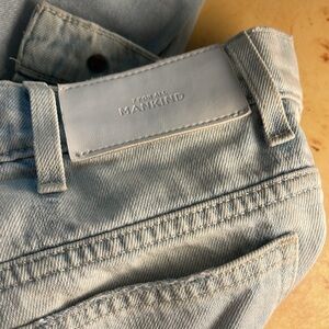 REVOLVE brand 7 For All Mankind wide leg light blue denim pants